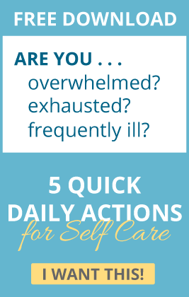 Free download - 5 Quick Daily Actions for Self Care