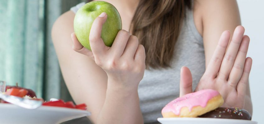 Choosing apple instead of donut